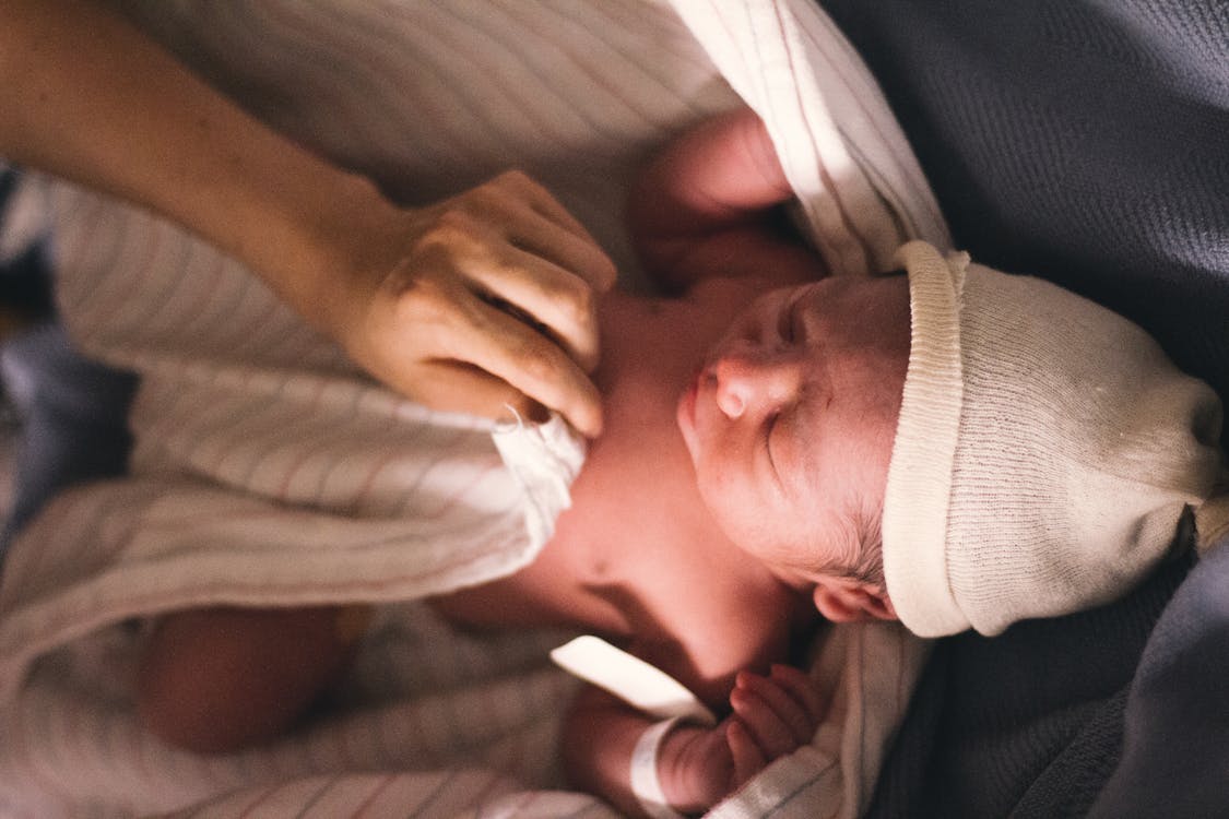 When oxygen runs low during delivery