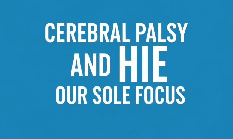 Cerebral palsy and HIE
