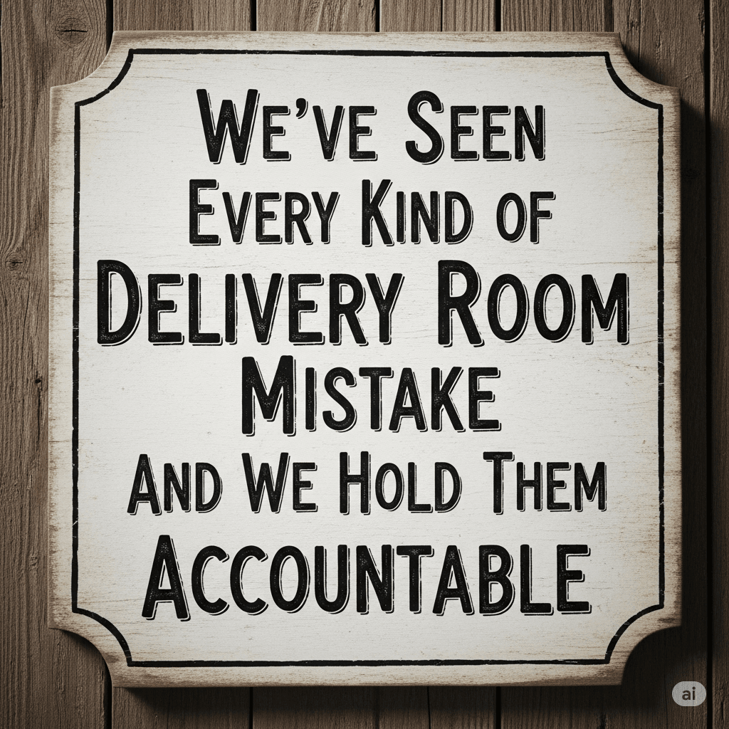 delivery room mistake