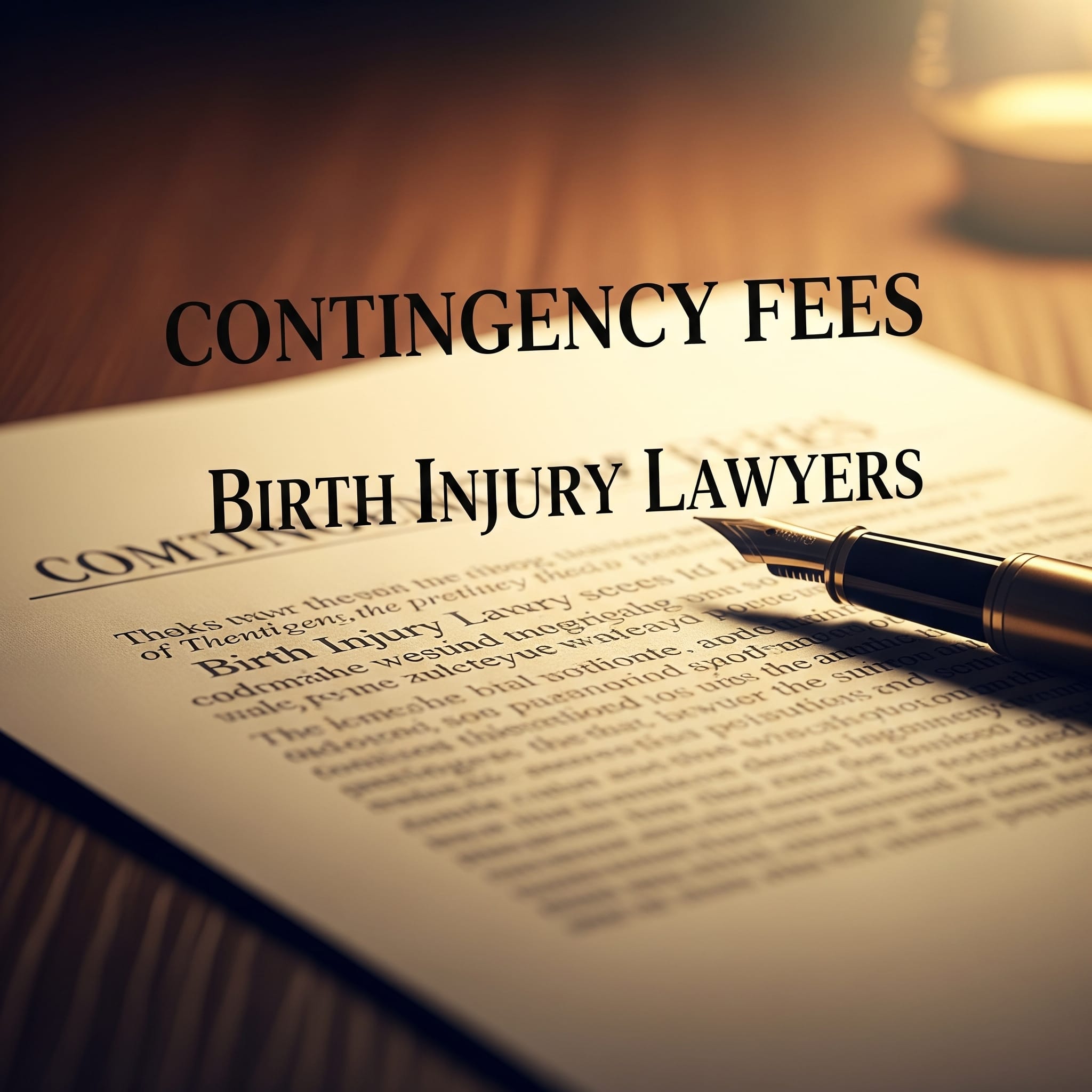 Contingency Fees Birth Injury Lawyers