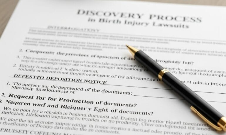 Discovery Process Birth Injury Lawsuits