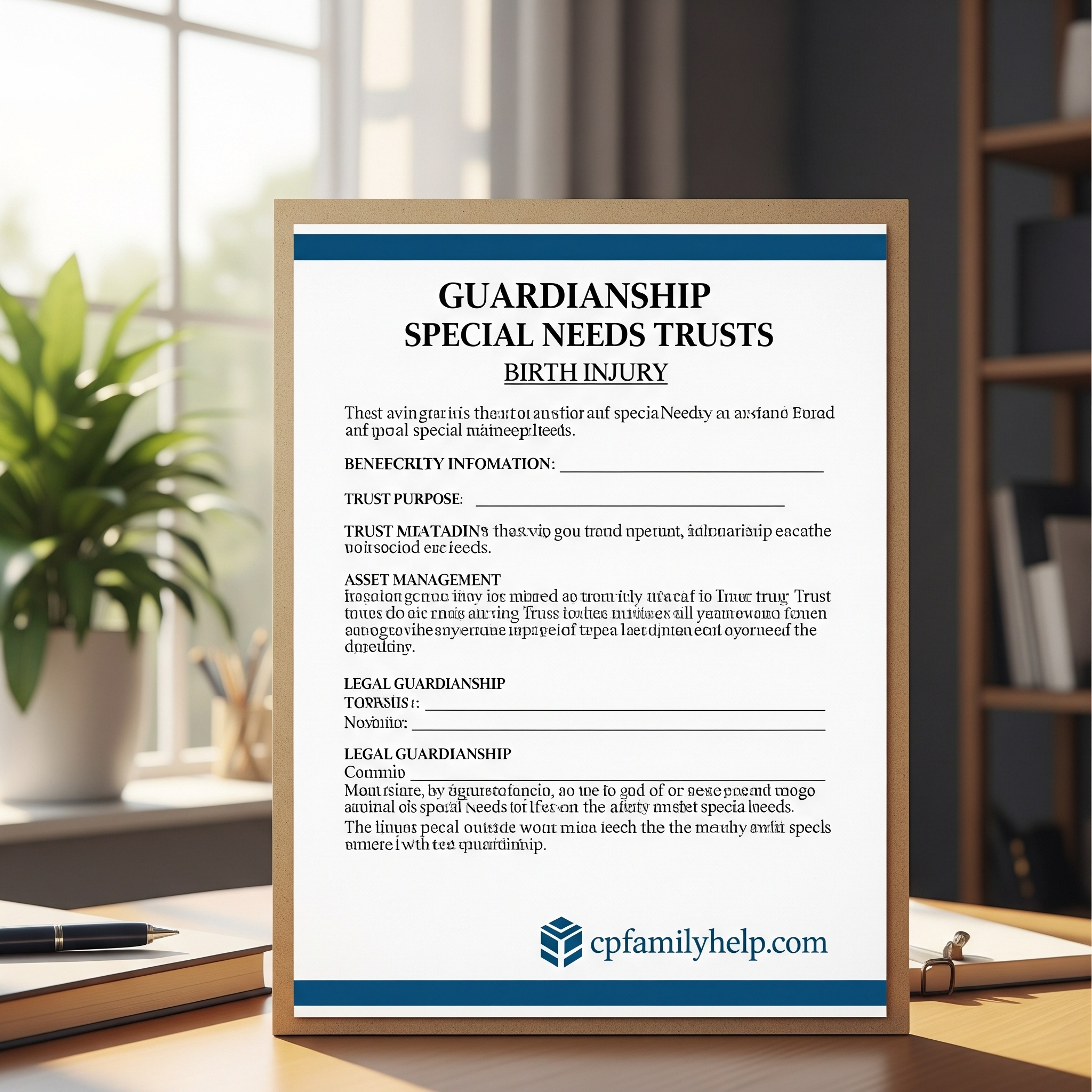 Guardianship Special Needs Trusts Birth Injury